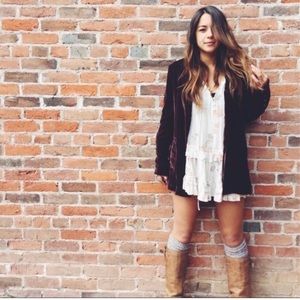 Free People Yesterday’s Muse Velvet Jacket